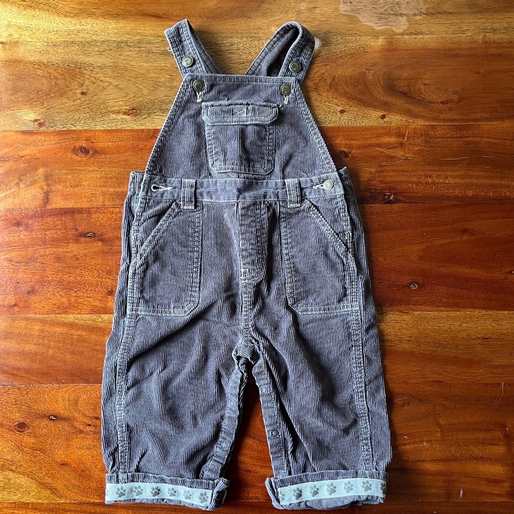Baby brown corduroy overall 12-18M